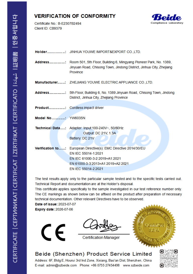 CERTIFICATION3